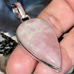 Beautiful Light Color Kunzite Pendant 2”